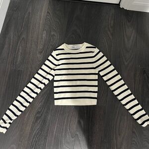 zara striped long sleeve